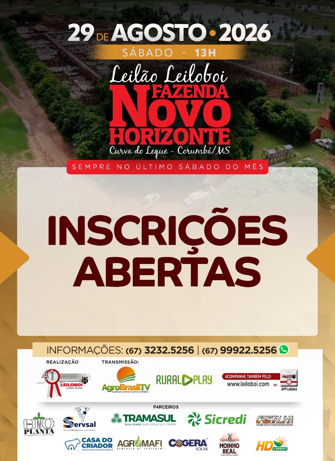 157º LEILÃO FAZENDA NOVO HORIZONTE