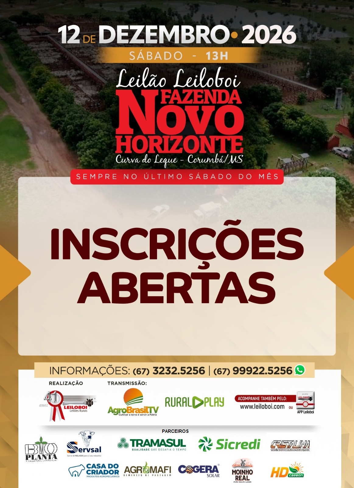 161º LEILÃO FAZENDA NOVO HORIZONTE